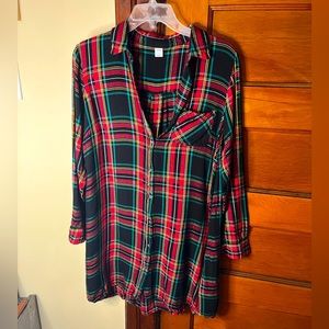 Old Navy Long Sleeve Shirt Dress